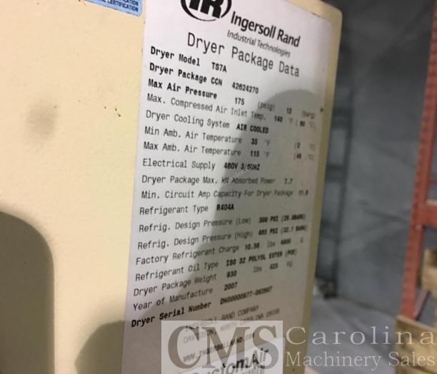 Used Ingersol Rand 300 HP Compressor & Dryer