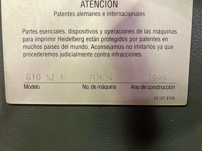 Utilisé 1999 HEIDELBERG Printmaster GTO 52-1+