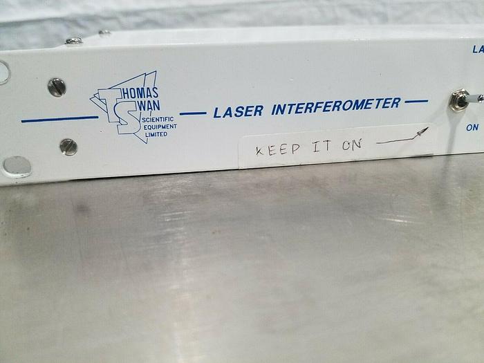 Used Thomas Swan Scientific Laser Interferometer 100