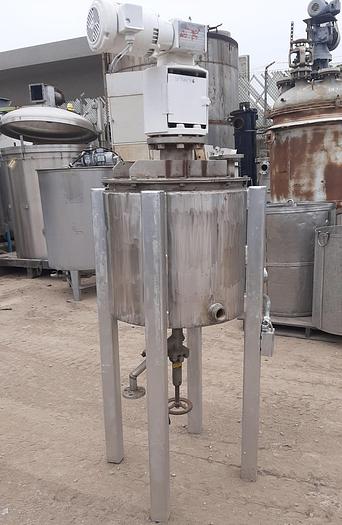 Used Tank, 45 Gallon, 304 S/st, Jkt, Agit, FT/CB #S744703