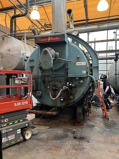 Used 1966 Cleaver Brooks CB 428-500 500 HP 150 PSI Steam Boiler