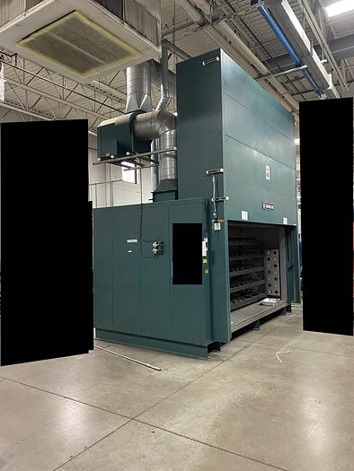 Used GRIEVE BATCH OVEN 132" WIDE X 48" DEEP X 66" HIGH - 500 DEG. F - 460V