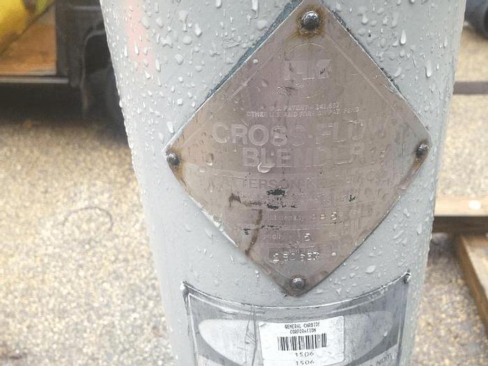 Used 5 CU. FT. PATTERSON KELLEY CROSS FLOW BLENDER- S/S – 285# – #7734