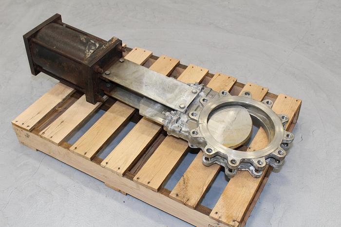 Used Orbinox 10" Air Operated Knife Gate Valve #44000