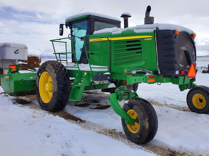 Used 2013 John Deere R450 Rotary Windrower w/ 1500 hrs