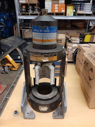 Used Eaton ET1000 Hose Crimper and Weatherhead “U” Style Fittings