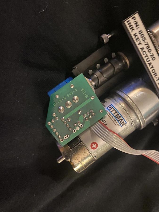 Refurbished WPC WEB PRINTING CONTROLS 805-780-20 INK FOUNTAIN KEY ACTUATOR SERVO
