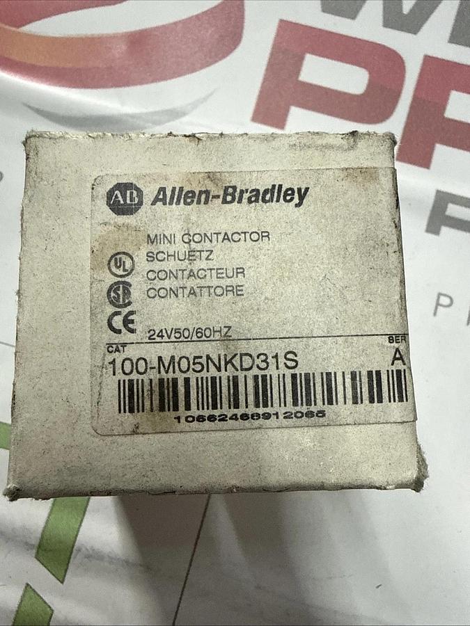 ALLEN BRADLEY 100-M05NKD31S MINI CONTACTOR NEW