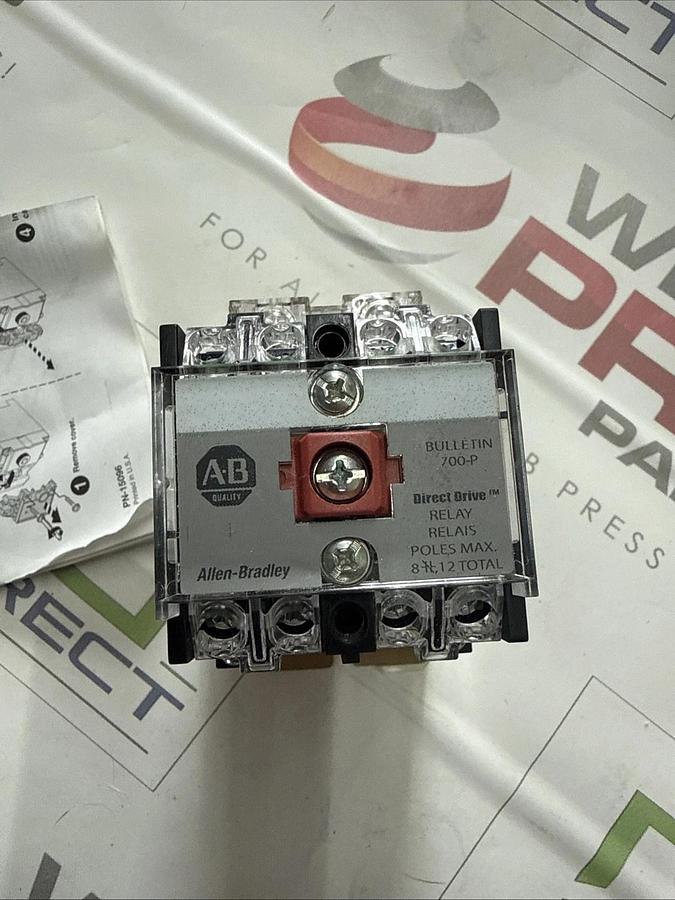 Allen-Bradley 700-P400A1 Ser D NEMA Industrial Control Relay, 4 NO, 120VAC