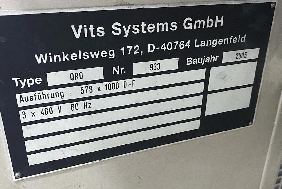 Used 2006 VITS Rotocut Sheeter, 578mm 22.750" 38" wide, Siemens servo drive