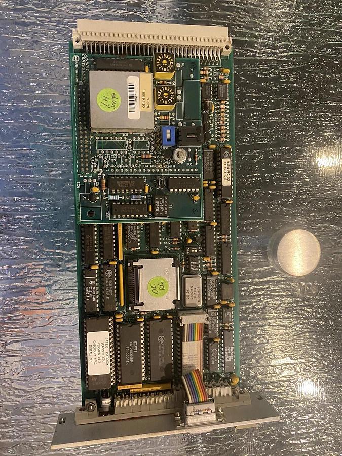 Used QUAD TECH-QTI 52190, PPC 3000X CPU BOARD W/ QTI 61061 ARCNET CONTROLLER BOARD