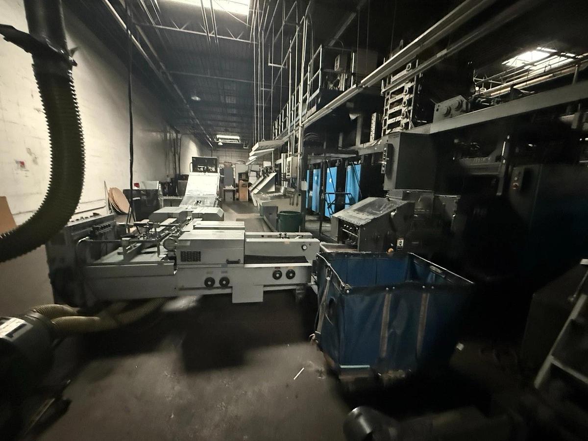 Used Harris V30 16 Unit printing press, 2 JF35 folders, Martin Splicers GMI Color