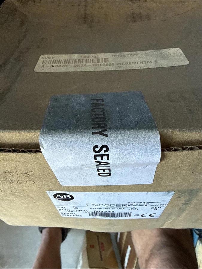 Allen Bradley 847H-DN2A-RH02000 Incremental Encoder (New Factory Sealed)