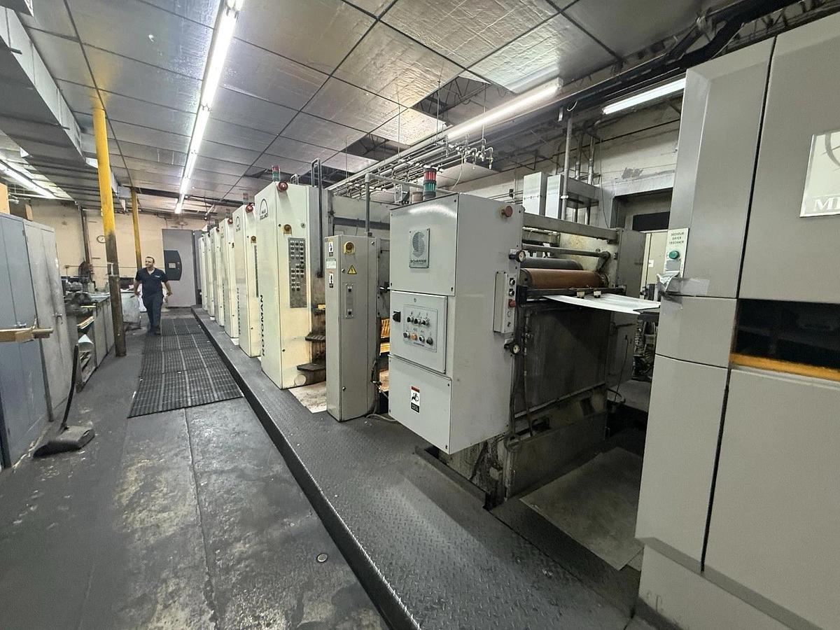 Used Man Roland Rotoman Web Press 6 Unit 22.750 578mm Vits Sheeter