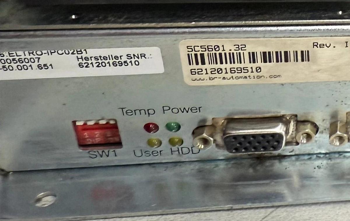 Used B&R 5C5601.32 INDUSTRIAL COMPUTER ELTR0 IPC02B1