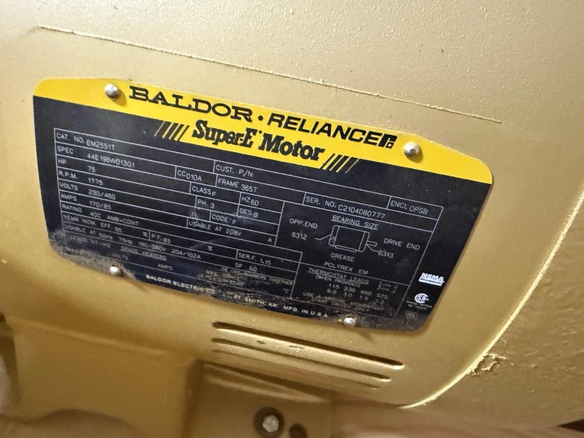 Baldor Motor 75HP 1775 RPM 3PH