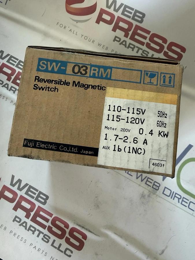 Fuji Electric Reversible Magnetic Switch SW-03RM NEW