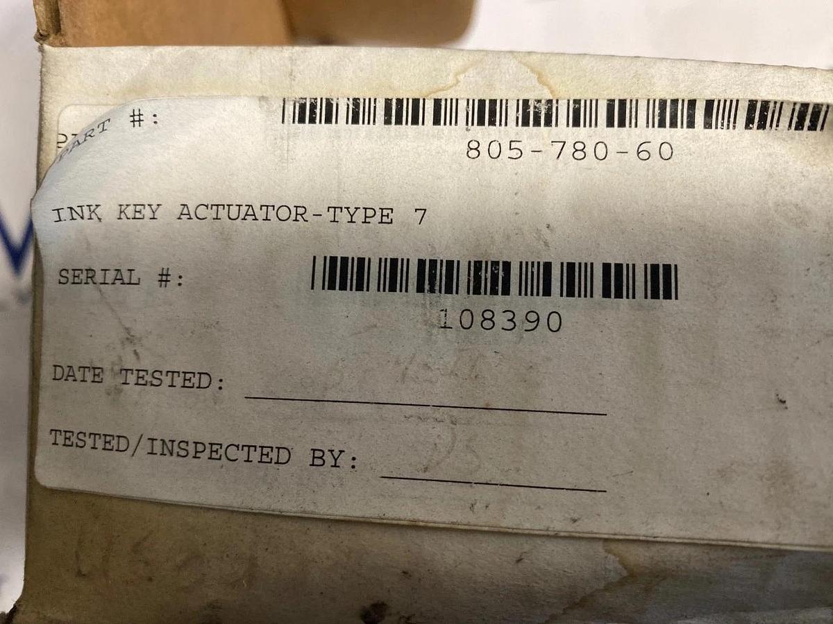 Used WPC Ink Key Actuator servo P/N 805-780-20 For Web Printing Press
