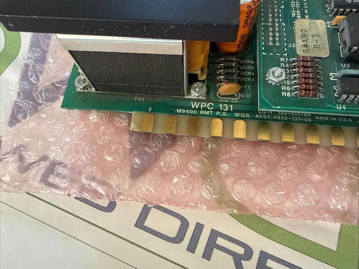 Used Web Printing Controls WPC 800-131-00/800-132-00 2-Board Set MicroTrak M9400