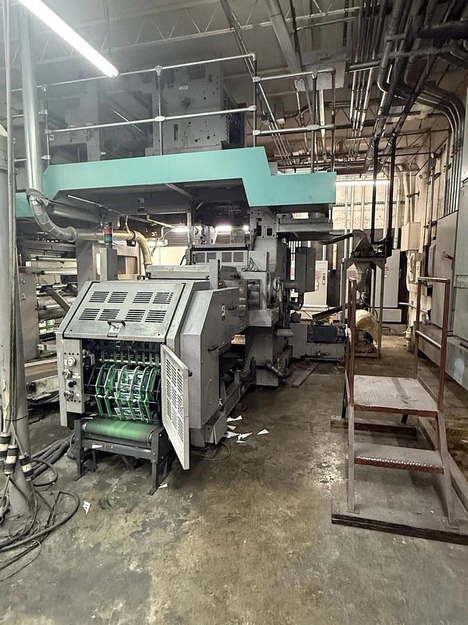 Used Man Roland Rotoman Web Press 6 Unit 22.750 578mm Vits Sheeter