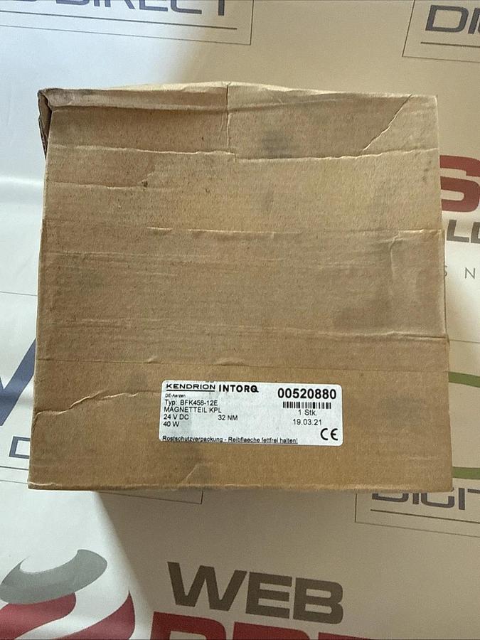 INTORQ Spring-Applied Brake BFK458-12E 24V DC 40W 00520880