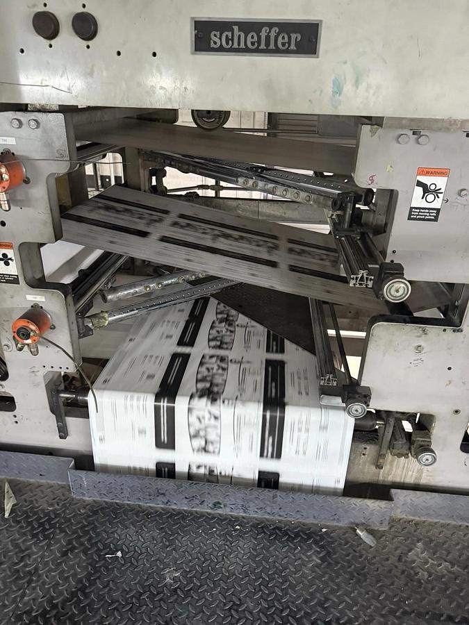 Used Man Roland Rotoman Web Press 6 Unit 22.750 578mm Vits Sheeter