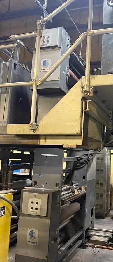 Used Scheffer Perforators web press perf unit 22.750" cutoff