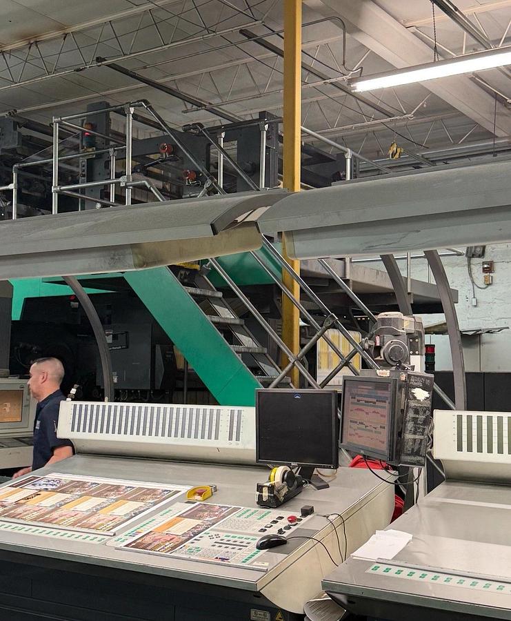 Used Man Roland Rotoman 22.750” Cutoff Vits Sheeter Folder