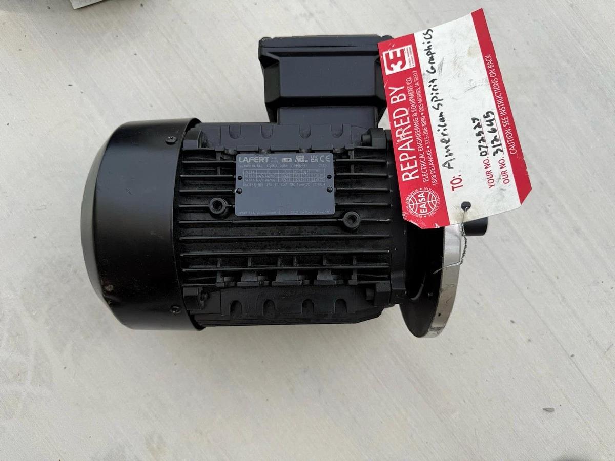 Refurbished LAFERT 1.5KW 2.0HP ELECTRIC MOTOR AMPH90LBA4