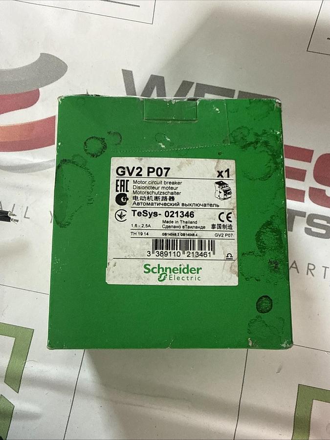 Schneider Electric GV2P07 NEW