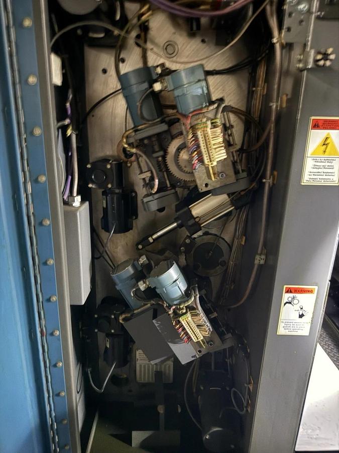 Used Harris V30 16 Unit printing press, 2 JF35 folders, Martin Splicers GMI Color