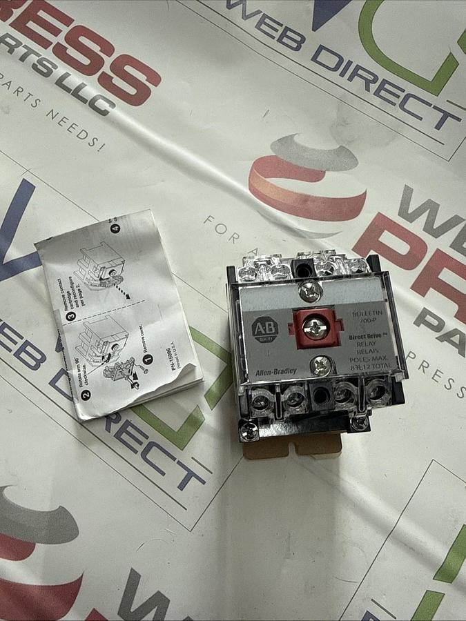 Allen-Bradley 700-P400A1 Ser D NEMA Industrial Control Relay, 4 NO, 120VAC
