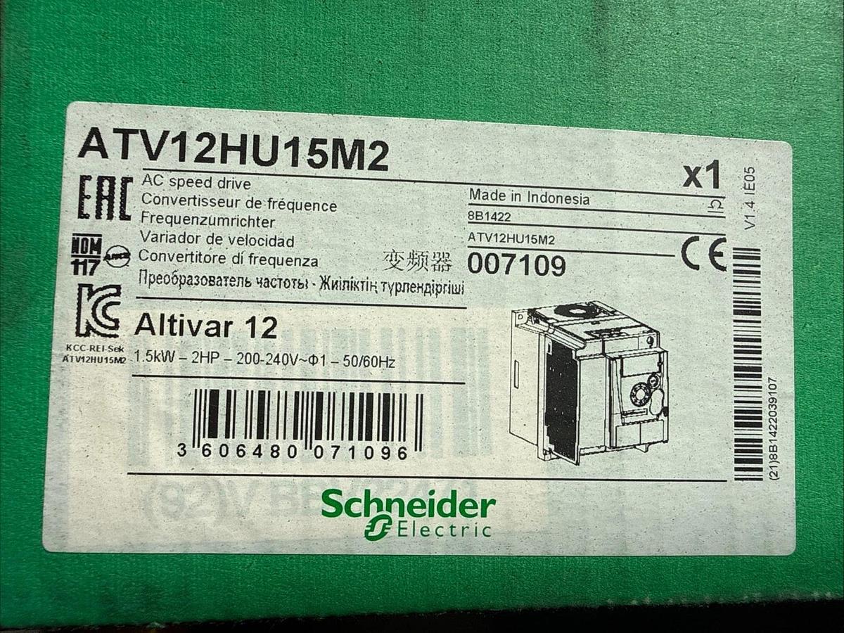 Schneider ATV12HU15M2 Inverter PLC Module New In Box