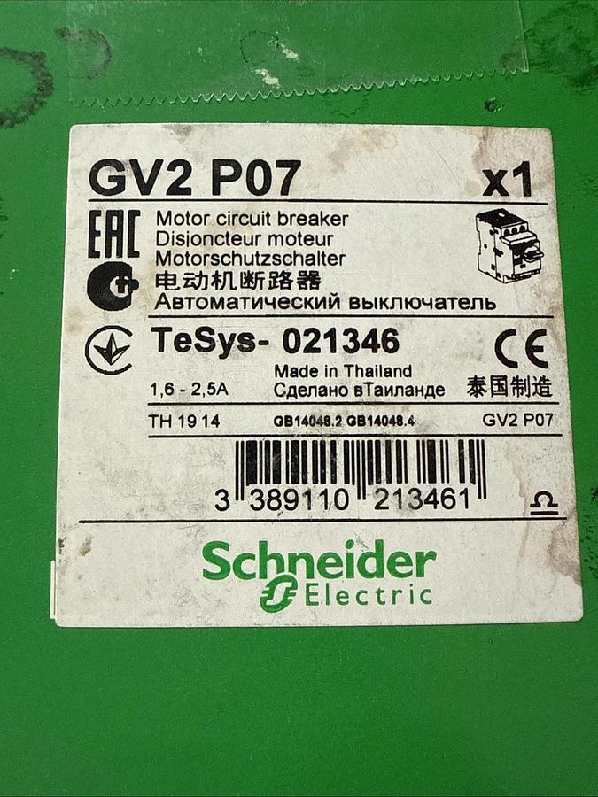 Schneider Electric GV2P07 NEW