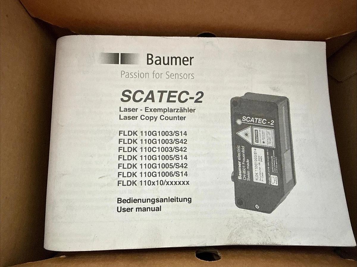 NEW NO BOX BAUMER ELECTRIC FLDK 110C1005/S42 / FLDK110C1005S42 CH-8501 SCATEC-2