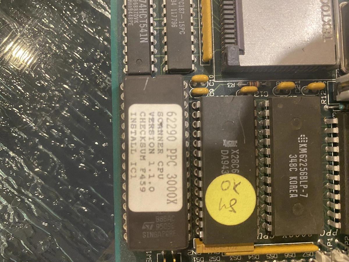 Used QUAD TECH-QTI 52190, PPC 3000X CPU BOARD W/ QTI 61061 ARCNET CONTROLLER BOARD