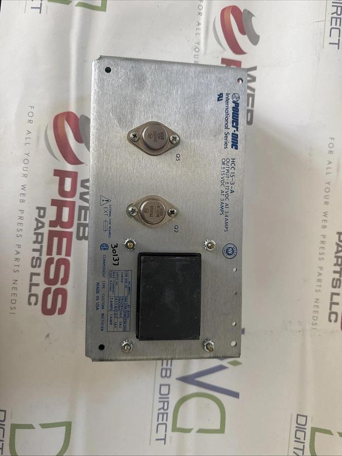 POWER-ONE Power Supply HCC15-3-A Used #71491