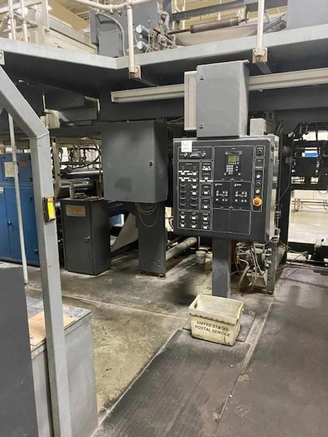 Used Heidelberg M130 Folder, UV Coater, Perf, Vits sheeter