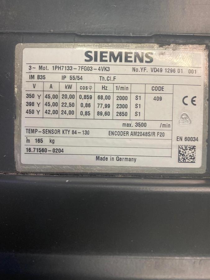 Refurbished 2005 refurbished 22.750" cutoff 38" wide Vits Rotocut S Servo Sheeter