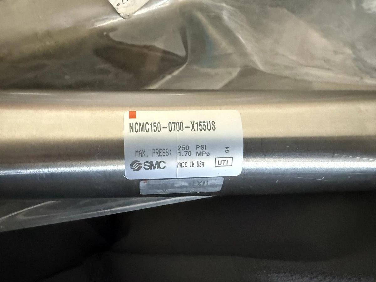 SMC NCMC150-0700-X155US Pneumatic Cylinder 3/4" Bore x 8 1/2" Stroke New