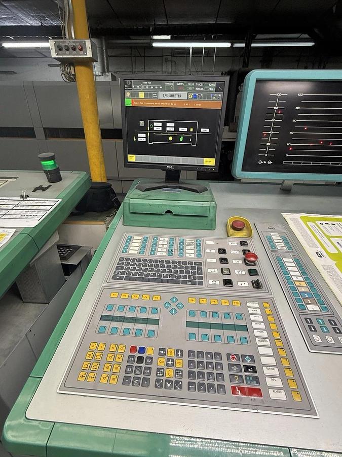 Used Man Roland Rotoman Web Press 6 Unit 22.750 578mm Vits Sheeter