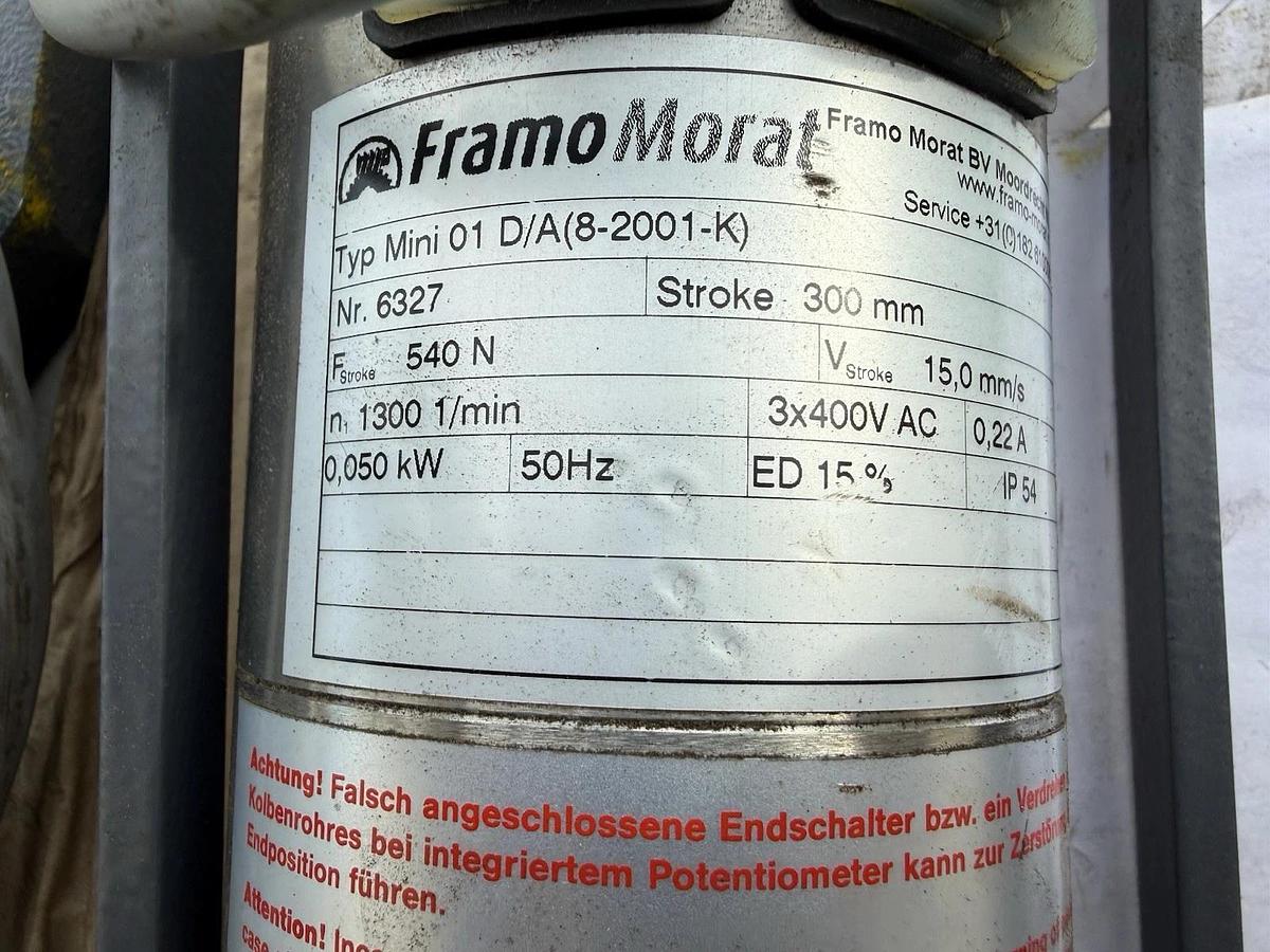 Framo Morat Mini 01 D/A (8-2001-K) Electromech Linear Drive Contiweb Damper