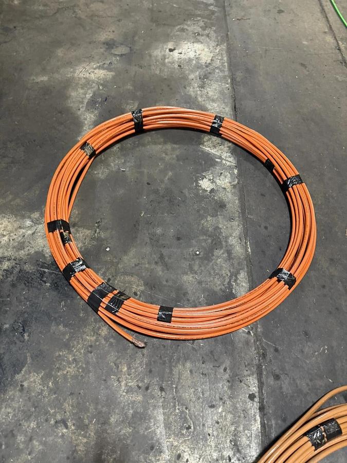 Used CABLE 3/0 BLACK 200' FT Green, Orange, Or Yellow Gauge Copper AWG,l