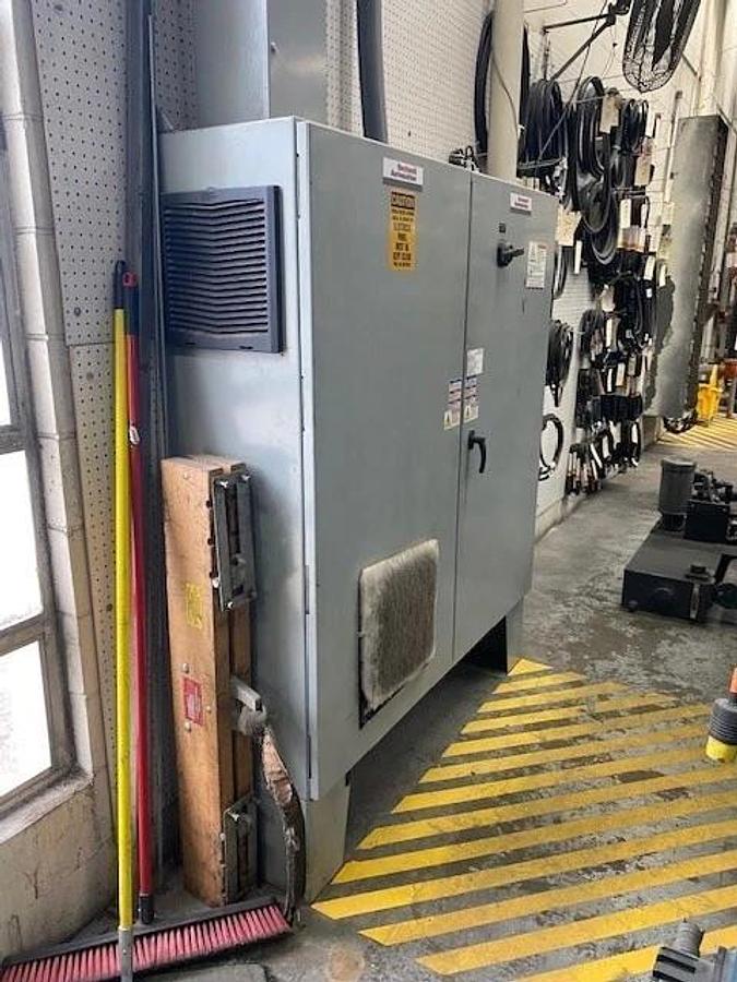 Used Scheffer servo Inline Offline Finishing with Plows, Ribbon Deck, Die Cutter