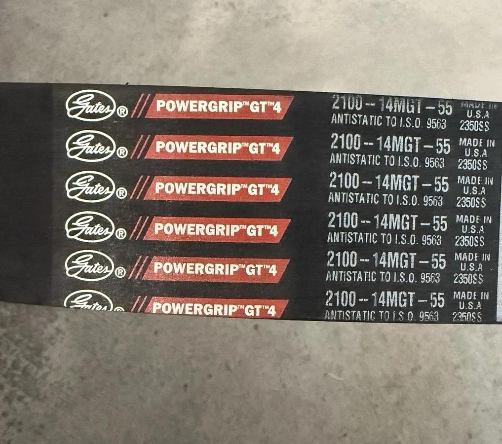 Gates 2100-14MGT-55 PowerGrip GT4 Belt synchronous Timing Industrial belt NEW