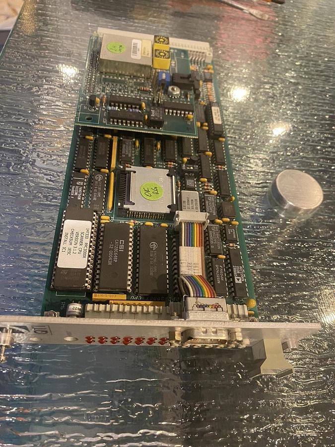 Used QUAD TECH-QTI 52190, PPC 3000X CPU BOARD W/ QTI 61061 ARCNET CONTROLLER BOARD