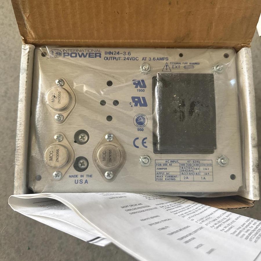 INTERNATIONAL POWER IHN24-3.6 / IHN2436 (NEW IN BOX)