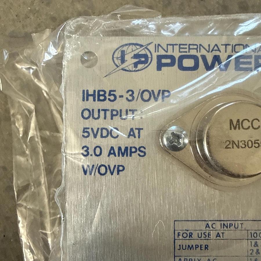 INTERNATIONAL POWER IHB5-3-OVP / IHB53OVP (NEW)