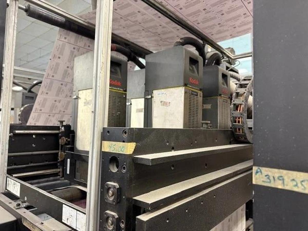 Used Kodak Prosper S10 inkjet system 6 heads, dual fluid stations, Windows 10