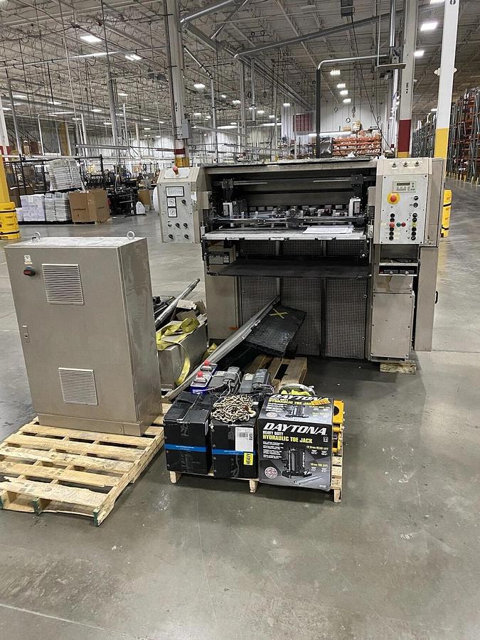 Used 2006 VITS Rotocut Sheeter, 578mm 22.750" 38" wide, Siemens servo drive